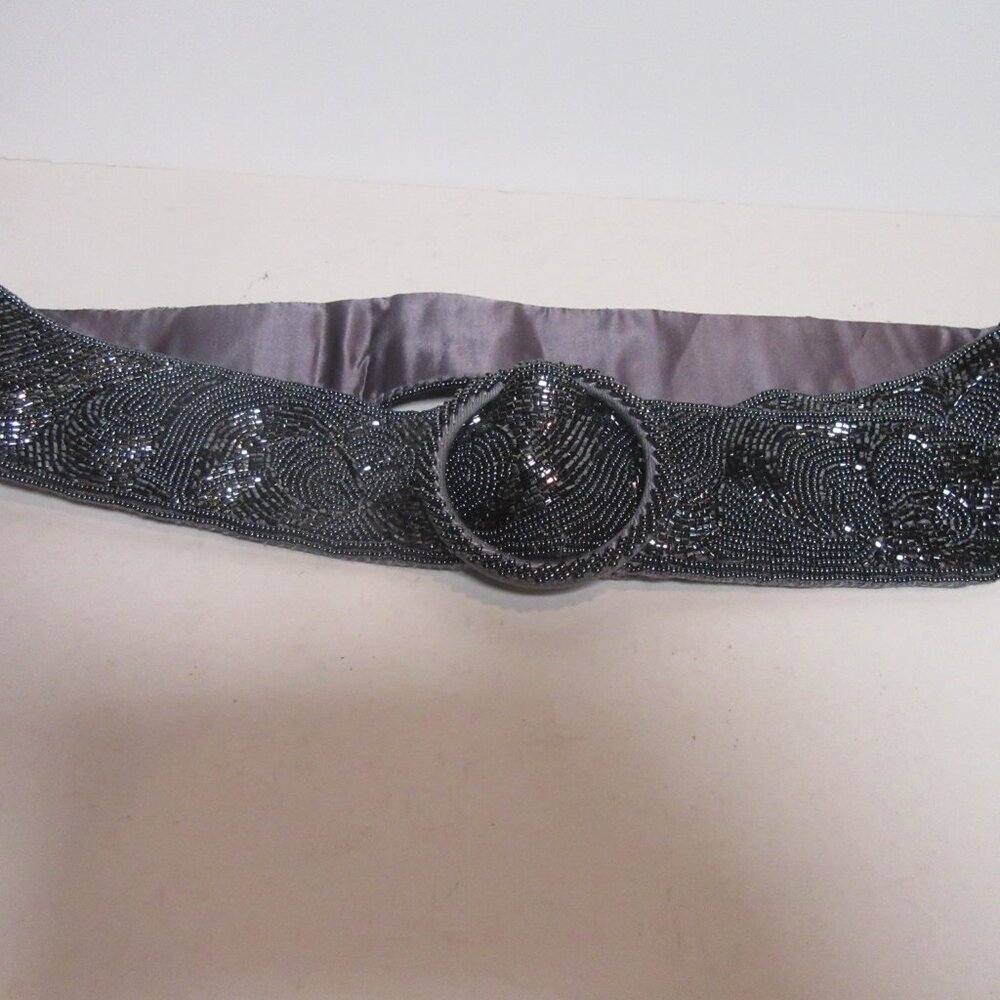 80s Vintage Beaded Belt  - Hand made